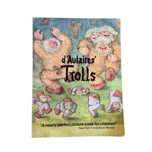 1st Edition D'AULAIRES' TROLLS by Ingri & Edgar Parin D'Aulaire 1st Ed. 1972 PB